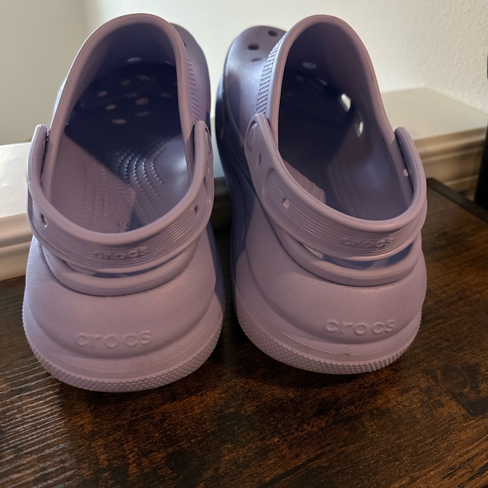 Purple Platform Crocs - image 2